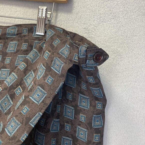 Lane Bryant Boho Maxi Wrap Skirt Womens Plus Size 24 Flowy Lightweight Brown - Picture 6 of 14